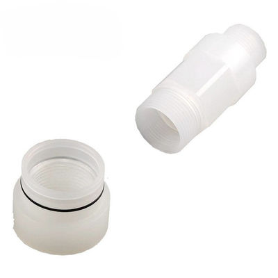 قطعات چرخش دقیق CNC پلاستیکی PP 0.02mm 0.010-0.002mm تحمل
