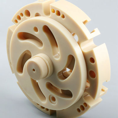 0.05mm تحمل PEEK CNC قطعات چرخش CNC چرخ دار CNC ماشینکاری